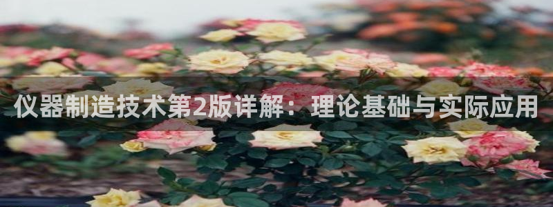 平台突然cq9电子维护：仪器制造技术第2版详解：理论基础与实