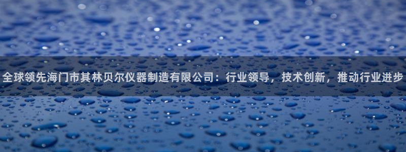 cq9电子传奇试玩：全球领先海门市其林贝尔仪器制造有限公司：