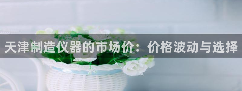 cq9电子怎样快速回本：天津制造仪器的市场价：价格波动与选择