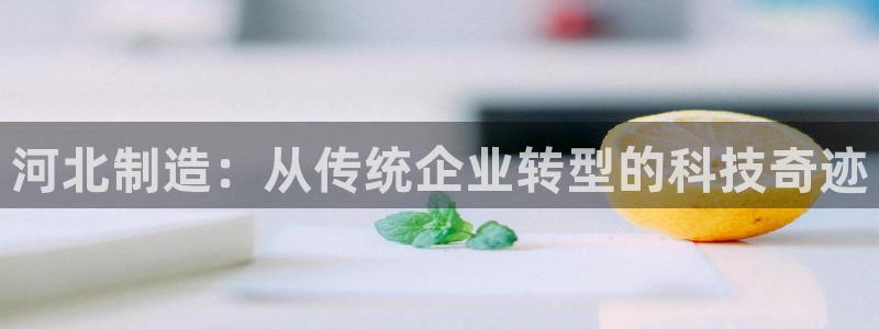cq9电子首页平台：河北制造：从传统企业转型的科技奇迹