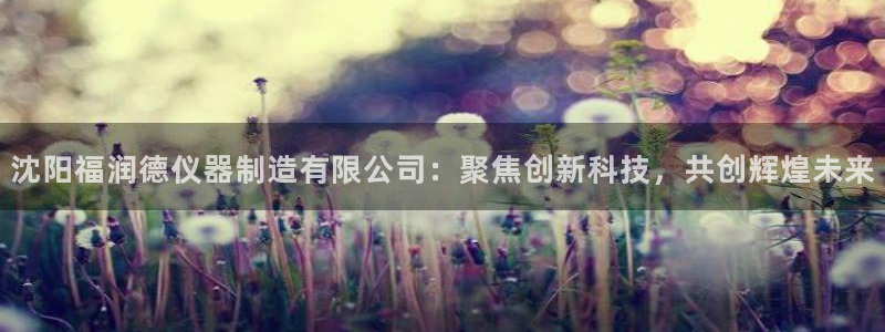 CQ9电子得分如何计算：沈阳福润德仪器制造有限公司：聚焦创新