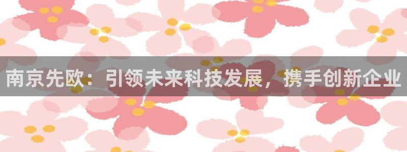 电子cq9玩法技巧：南京先欧：引领未来科技发展，携手创新企业