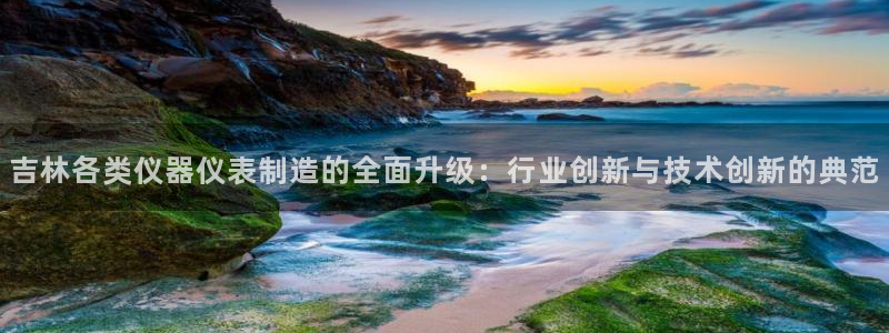 cq9电子游艺高爆平台：吉林各类仪器仪表制造的全面升级：行业