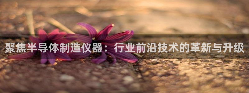 cq9电子辅助脚本：聚焦半导体制造仪器：行业前沿技术的革新与